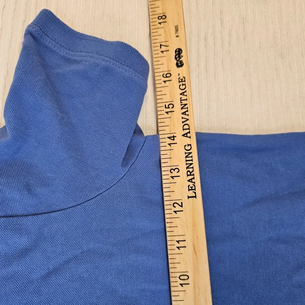 OshKosh‎ Bgosh Boys Blue Short Sleeve Pique Polo Shirt Size 8 8A School Uniform